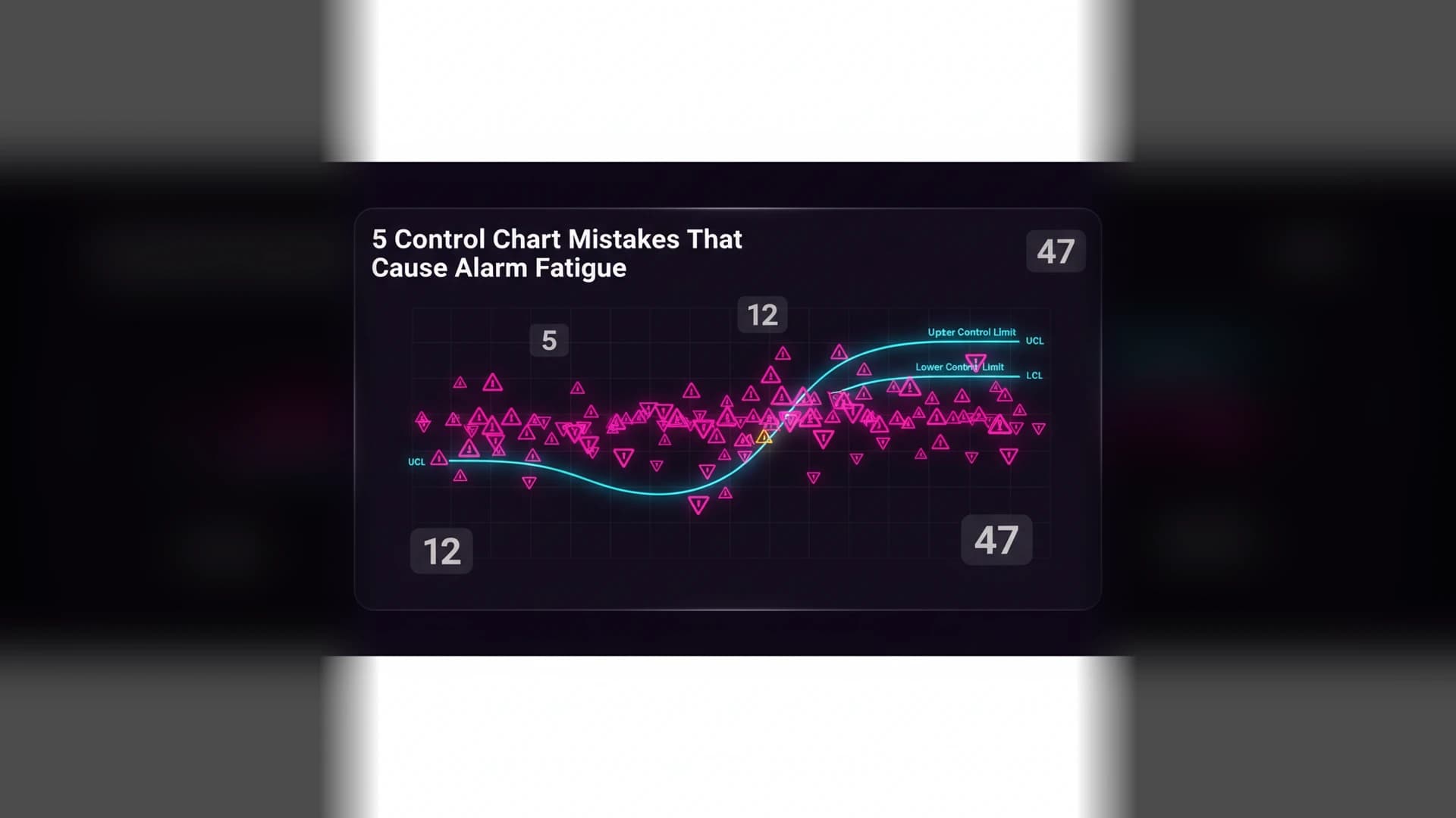 Cover image for 5 Control Chart Mistakes That Cause Alarm Fatigue